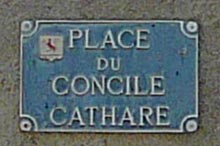 road sign in Pieusse, Aude