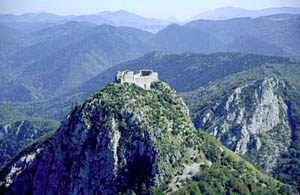 The famous castle at Montsegur
