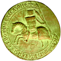 Seal of Raymond Roger Tranceval. Click for a larger image in a new window.